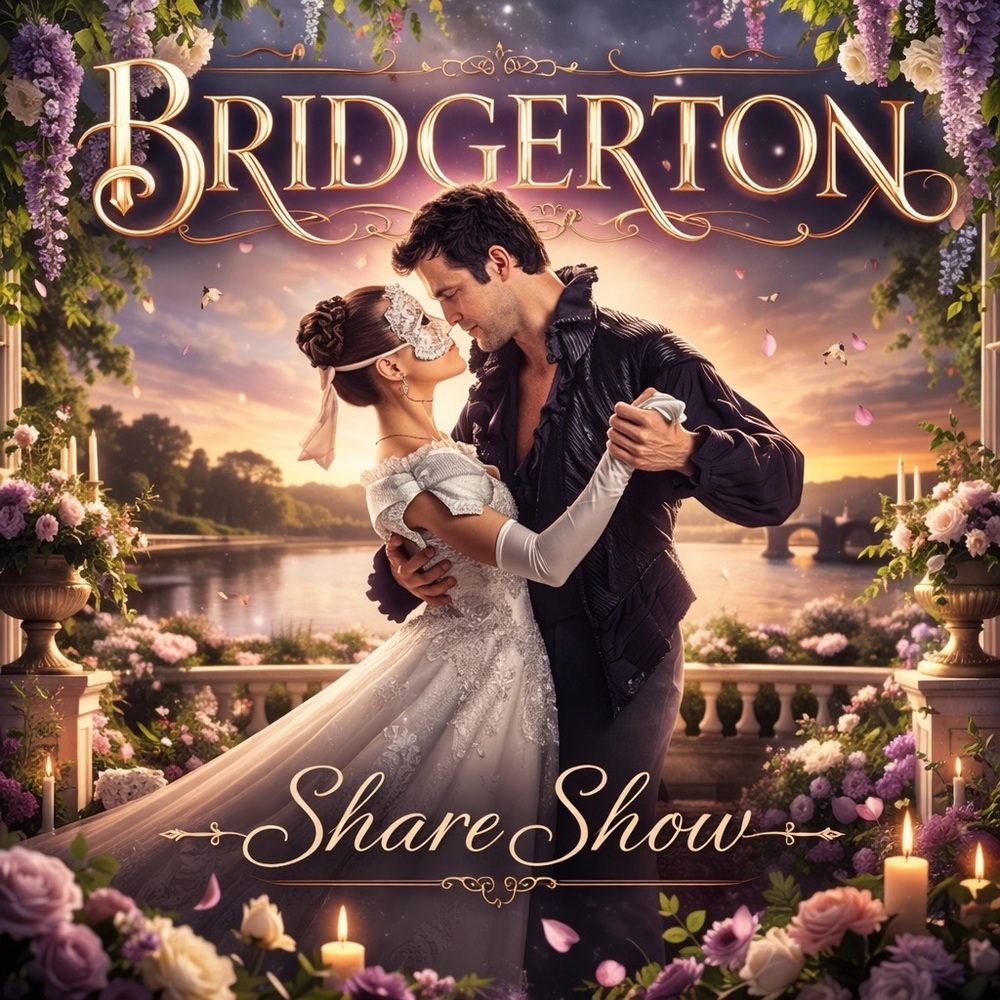 Like to join: Bridgerton Theme Share Show Poster